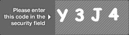 captcha code for visual authentication  letter Y number 3 letter J number 4