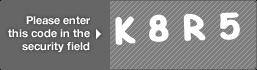 captcha code for visual authentication  letter K number 8 letter R number 5