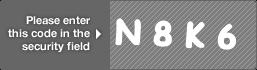 captcha code for visual authentication  letter N number 8 letter K number 6