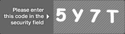 captcha code for visual authentication  number 5 letter Y number 7 letter T