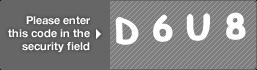 captcha code for visual authentication  letter D number 6 letter U number 8