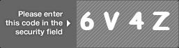 captcha code for visual authentication  number 6 letter V number 4 letter Z