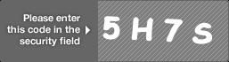 captcha code for visual authentication  number 5 letter H number 7 letter S