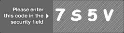 captcha code for visual authentication  number 7 letter S number 5 letter V