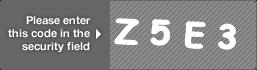 captcha code for visual authentication  letter Z number 5 letter E number 3