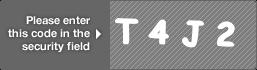 captcha code for visual authentication  letter T number 4 letter J number 2