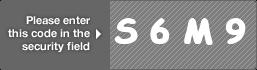 captcha code for visual authentication  letter S number 6 letter M number 9