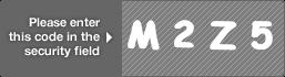 captcha code for visual authentication  letter M number 2 letter Z number 5