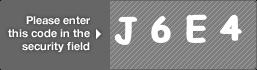 captcha code for visual authentication  letter J number 6 letter E number 4