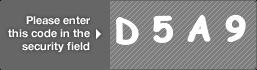 captcha code for visual authentication  letter D number 5 letter A number 9