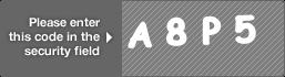 captcha code for visual authentication  letter A number 8 letter P number 5