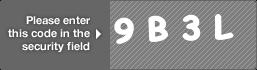 captcha code for visual authentication  number 9 letter B number 3 letter L