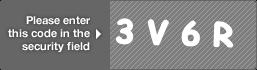 captcha code for visual authentication  number 3 letter V number 6 letter R