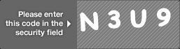 captcha code for visual authentication  letter N number 3 letter U number 9