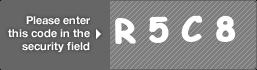 captcha code for visual authentication  letter R number 5 letter C number 8