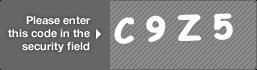 captcha code for visual authentication  letter C number 9 letter Z number 5