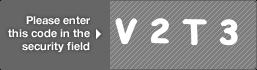 captcha code for visual authentication  letter V number 2 letter T number 3