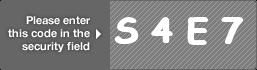 captcha code for visual authentication  letter S number 4 letter E number 7