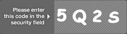 captcha code for visual authentication  number 5 letter Q number 2 letter S