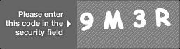captcha code for visual authentication  number 9 letter M number 3 letter R