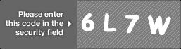 captcha code for visual authentication  number 6 letter L number 7 letter W