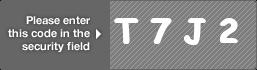 captcha code for visual authentication  letter T number 7 letter J number 2