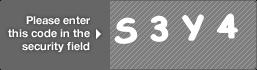 captcha code for visual authentication  letter S number 3 letter Y number 4