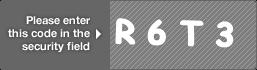 captcha code for visual authentication  letter R number 6 letter T number 3