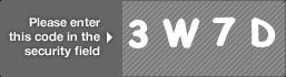 captcha code for visual authentication  number 3 letter W number 7 letter D