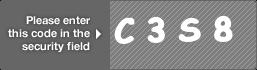 captcha code for visual authentication  letter C number 3 letter S number 8