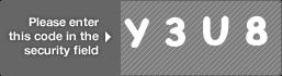 captcha code for visual authentication  letter Y number 3 letter U number 8
