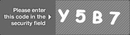 captcha code for visual authentication  letter Y number 5 letter B number 7