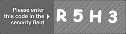 captcha code for visual authentication  letter R number 5 letter H number 3