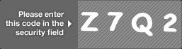 captcha code for visual authentication  letter Z number 7 letter Q number 2