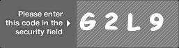 captcha code for visual authentication  letter G number 2 letter L number 9