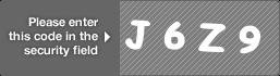 captcha code for visual authentication  letter J number 6 letter Z number 9