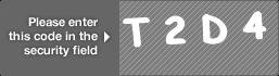 captcha code for visual authentication  letter T number 2 letter D number 4