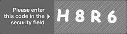 captcha code for visual authentication  letter H number 8 letter R number 6