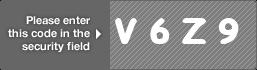 captcha code for visual authentication  letter V number 6 letter Z number 9
