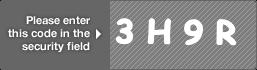 captcha code for visual authentication  number 3 letter H number 9 letter R