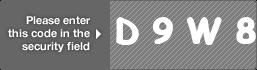captcha code for visual authentication  letter D number 9 letter W number 8