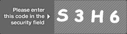 captcha code for visual authentication  letter S number 3 letter H number 6