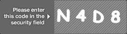 captcha code for visual authentication  letter N number 4 letter D number 8