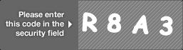 captcha code for visual authentication  letter R number 8 letter A number 3