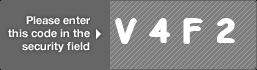 captcha code for visual authentication  letter V number 4 letter F number 2