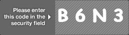 captcha code for visual authentication  letter B number 6 letter N number 3