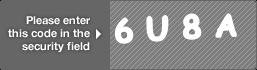 captcha code for visual authentication  number 6 letter U number 8 letter A