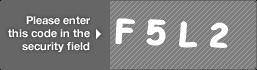 captcha code for visual authentication  letter F number 5 letter L number 2
